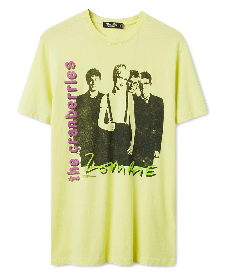 Junk Food Clothing Unisex The Cranberries Zombie Vintage Tee