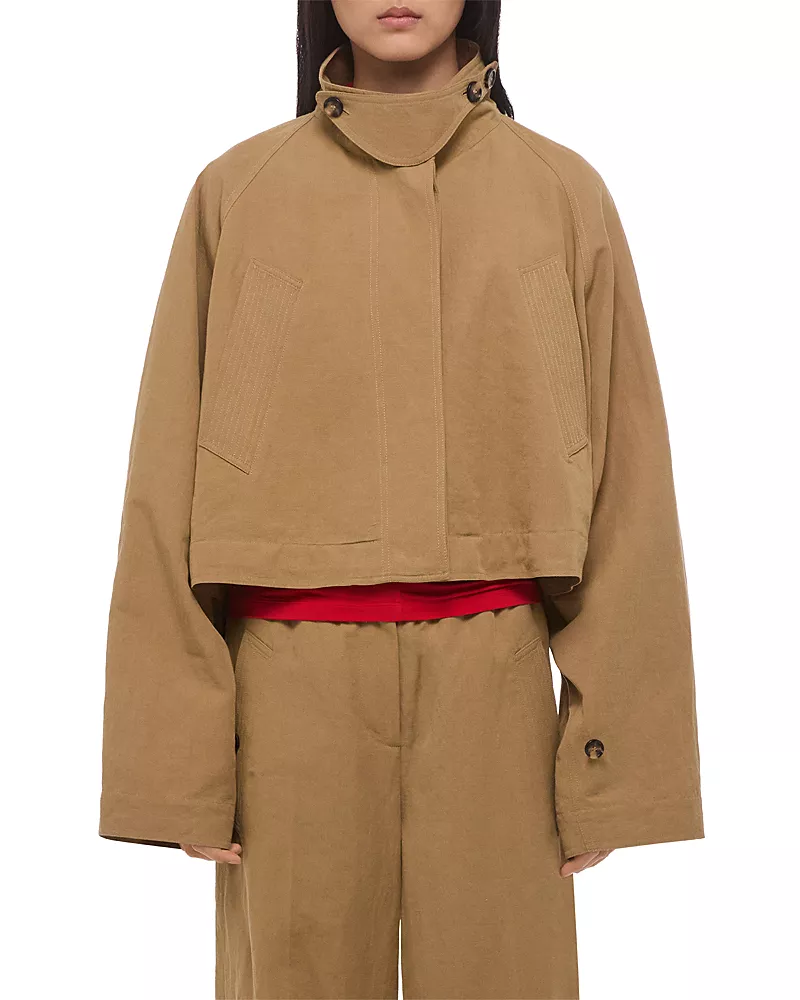 Helmut Lang Cropped Sandw Trench Coat