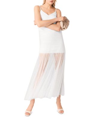 Taffeta & Lace Dress