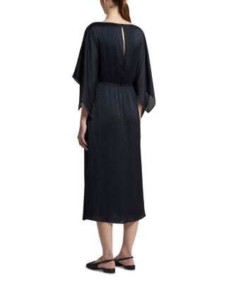 Boat Neck Midi Dress