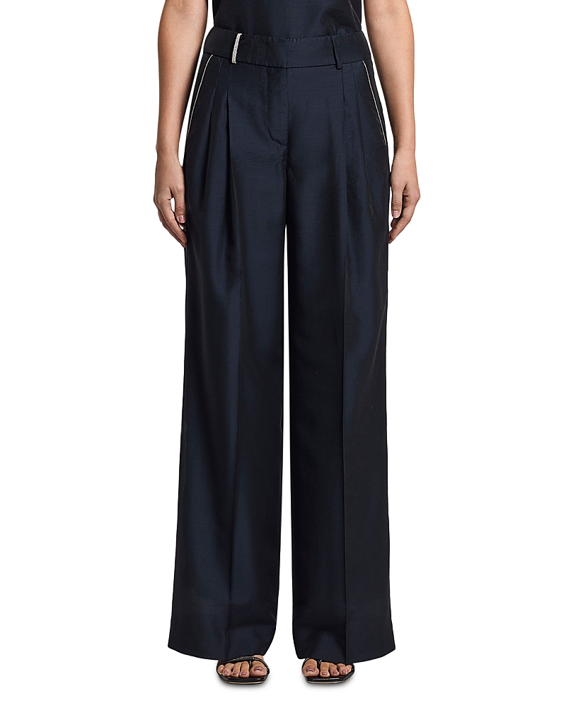 Peserico Double Dart Palazzo Trousers