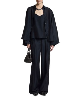 Double Dart Palazzo Trousers