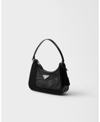  Re-Edition 2005 Mesh And Brushed Leather Bag