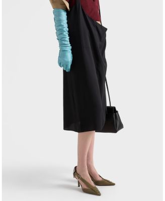 Women's Canvas Pumps with Crystals