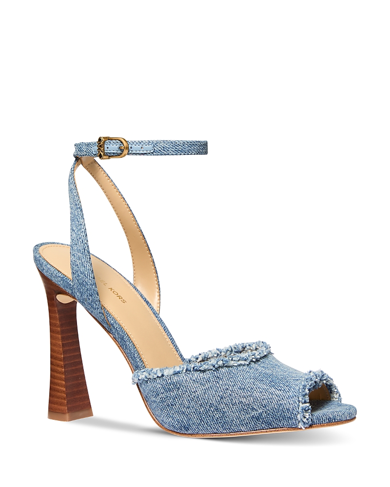 Michael Kors Women's Rosie Denim High Heel Sandals