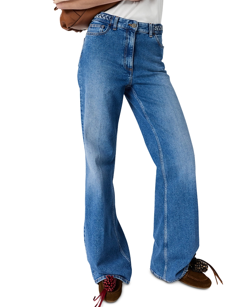 Gerard Darel Alea High Rise Jeans in Blue