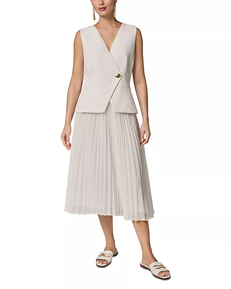Donna Karan New York Asymmetric Vest Dress
