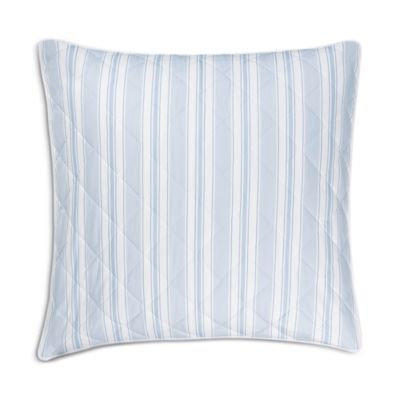 Elio Striped Quilted Euro Sham
