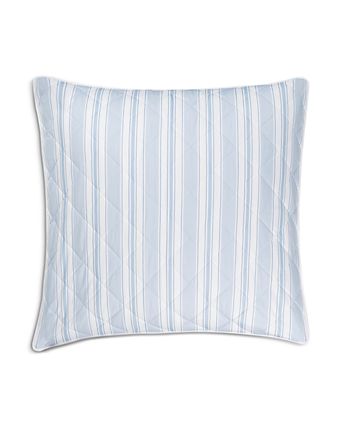 Elio Striped Quilted Euro Sham