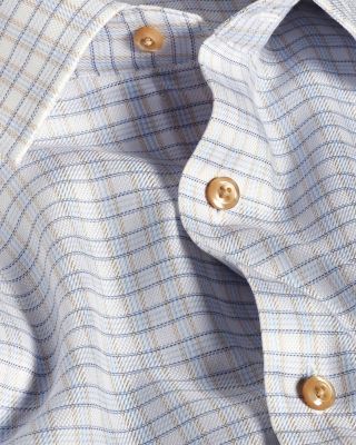 Trim Fit Dobby Check Dress Shirt