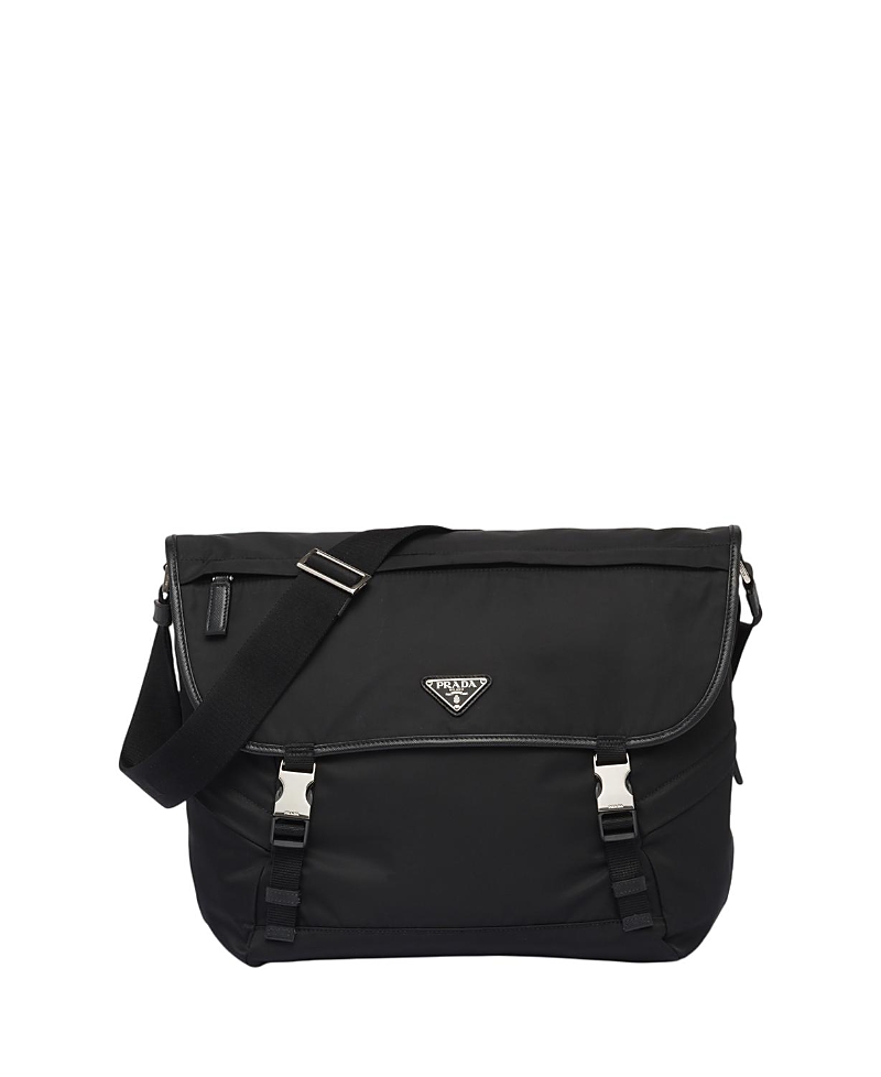 Prada Re-Nylon And Saffiano Leather Shoulder Bag