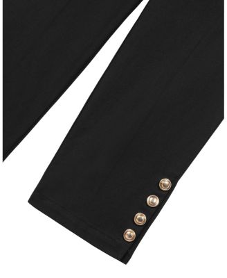 Gold Button Detail Pants