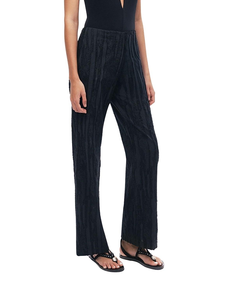 Nocturne Textured Relaxed-Fit Pants