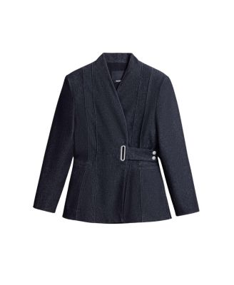  Belted Tailored Blazer