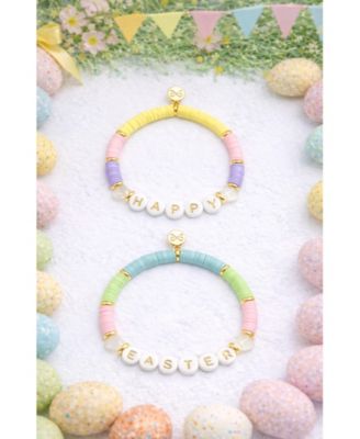  Girls' Happy Easter Bracelet Set