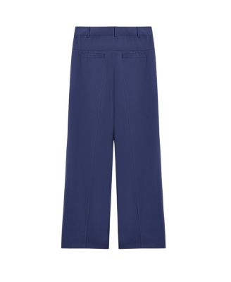 Tailored Straight-Leg Pants