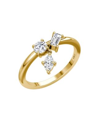  Falling Star Ring in 14K Gold, 0.36ctw Lab Grown Diamonds