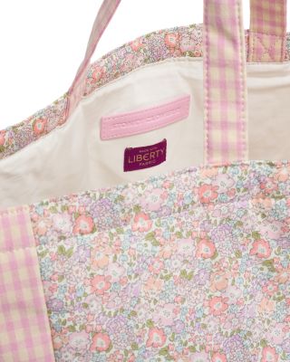 Large Printed Cotton Everything Tote Bag