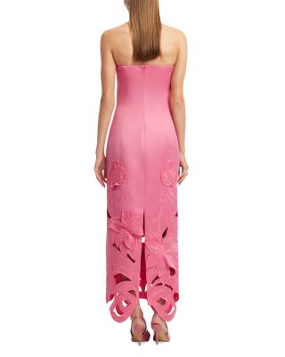 Rayna Appliqu&eacute; Bustier Maxi Dress