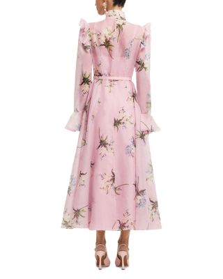 Katrina Butterfly Sleeve Midi Dress