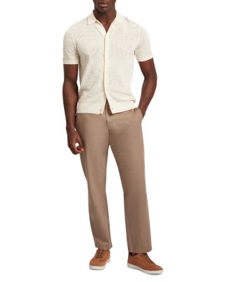 Jorien Short Sleeve Crochet Stitch Button Through Shirt