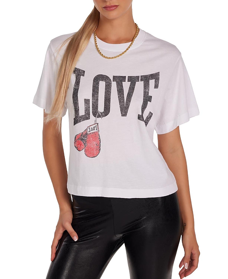 Lauren Moshi Rue Vintage Boxing Love Top