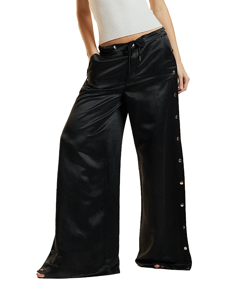 Cynthia Rowley Wide Leg Snap Pants