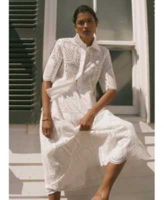  Women's Cotton Broderie Shirt