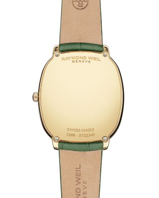 Toccata Heritage Quartz Leather Strap Watch, 31mm x 36mm