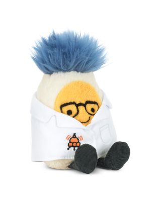 Amuseables Boiled Egg Scientist Outfit Plush - Ages 12M+