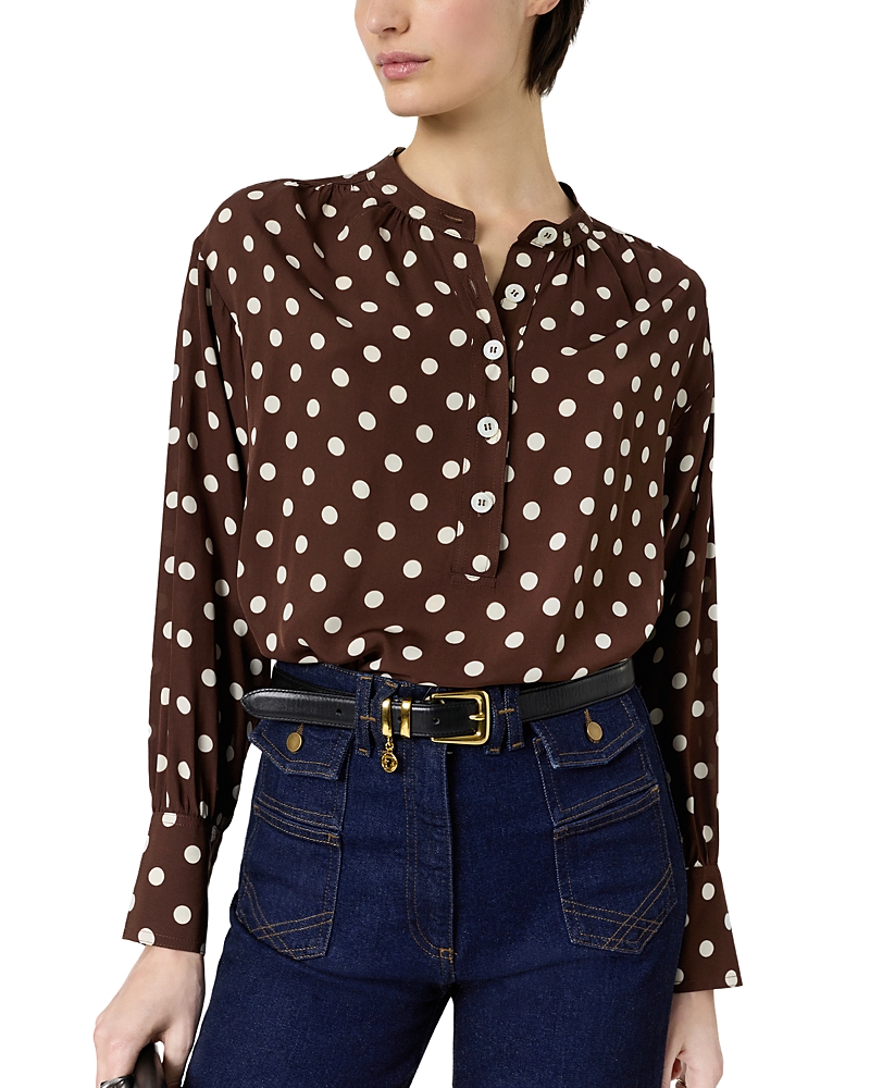Gerard Darel Cayane Tunisian Collar Top