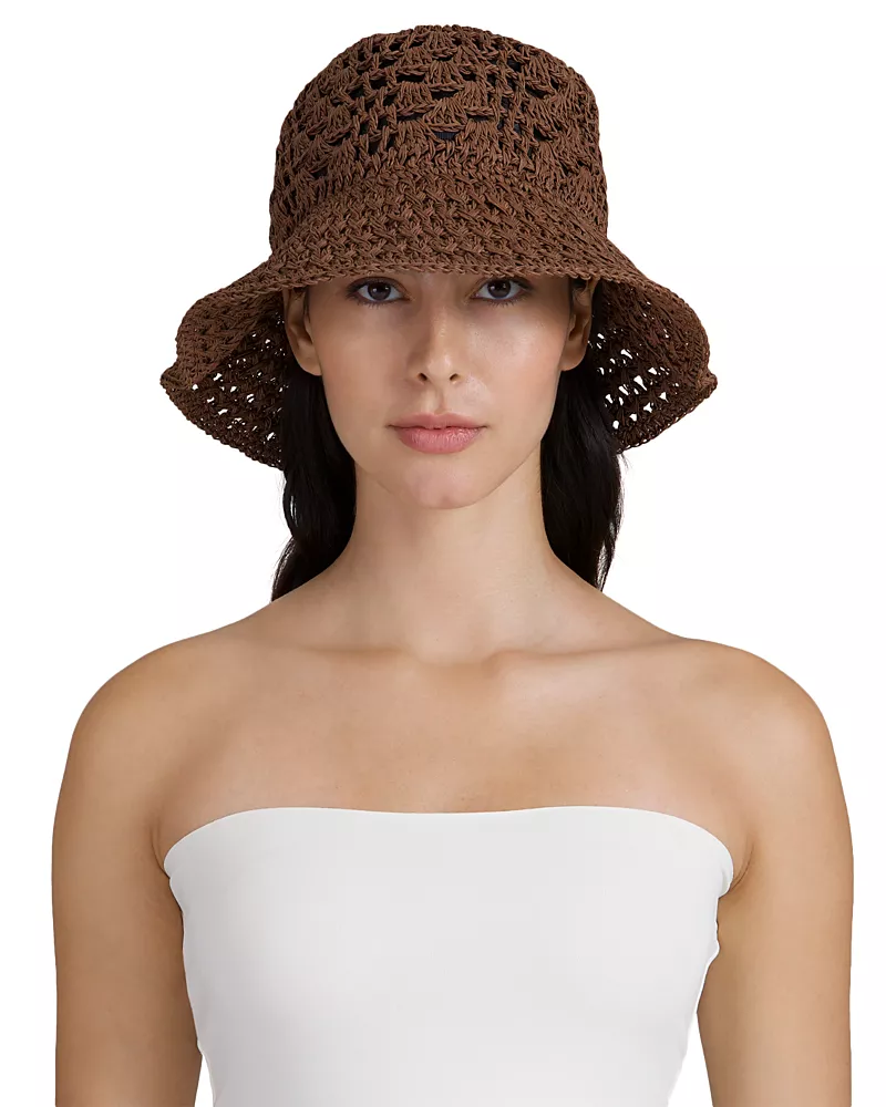Eugenia Kim Jonah Twisted Crochet Packable Bucket Hat