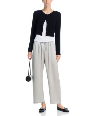 Barb Crop Drawstring Pants 