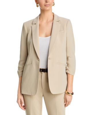 Khloe Ruched-Cuff Blazer