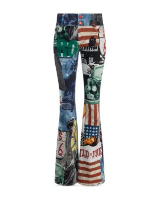 Kai Low Rise Wide Waistband Bootcut Jeans in Open Road