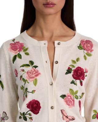 Dollie Crewneck Cardigan Sweater