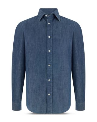 Regular Fit Cotton Denim Shirt
