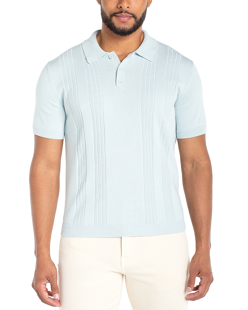 Liverpool Los Angeles Short Sleeve Sweater Knit Polo · L