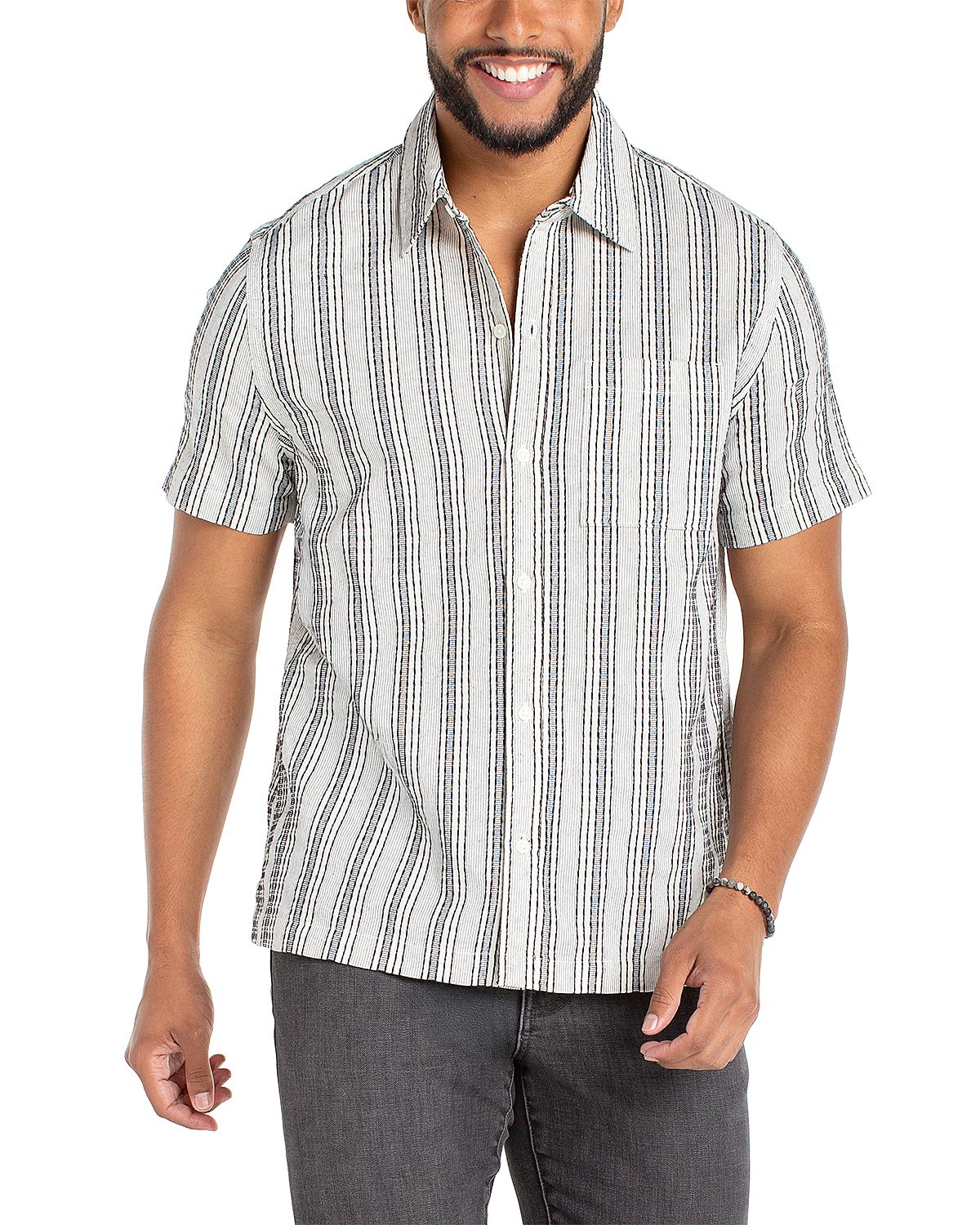 Liverpool Los Angeles Short Sleeve Button Up Shirt
