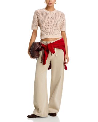 Teddy All Over Knit Top