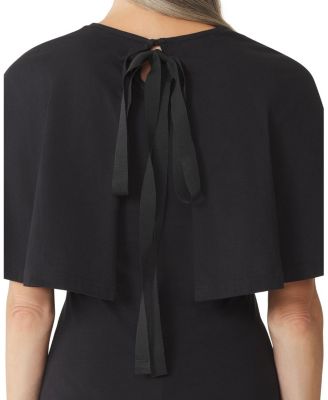 Cape T-Shirt In Cotton and Silk