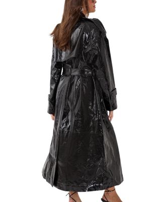 High Shine Trench Coat