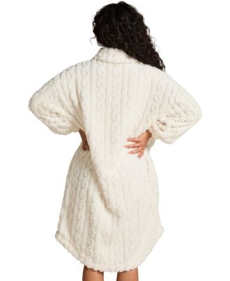 Poncho Cable Fleece