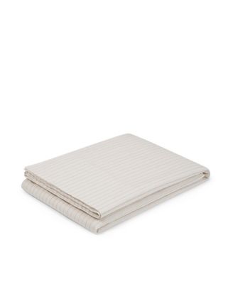 Folk Floral Linen Blend Flat Sheet