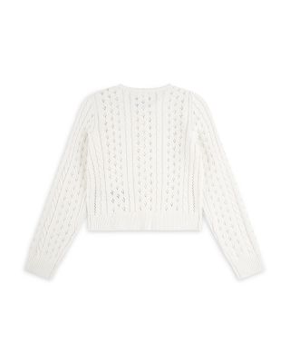 Girls' Cropped Cable Cardigan - Little Kid, Big Kid