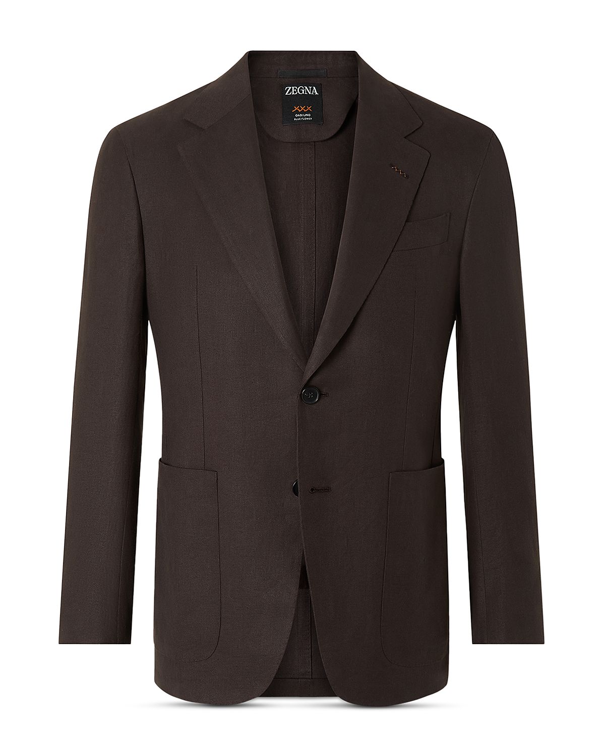 Zegna Oasi Lino Blue Flower Jacket