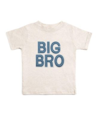 Boys' Big Bro Embroidered Patch Short Sleeve T-Shirt - Baby, Little Kid