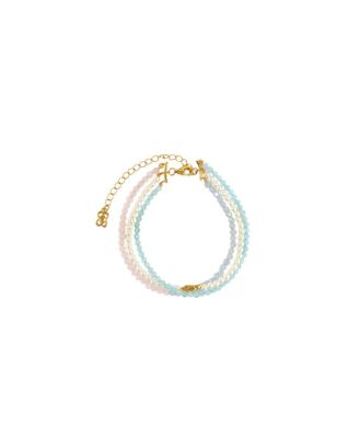  Women's Waterproof Layered Beaded Bracelet