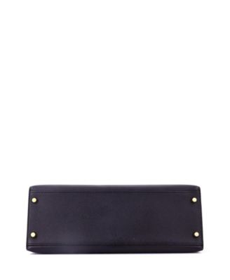 Kelly 32 Handbag Black Epsom with Gold Hardware