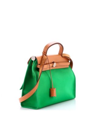 31 Herbag Zip Leather and Toile